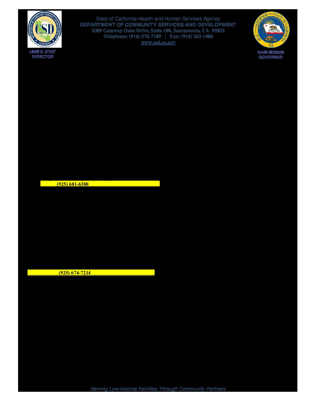 2020 Application Packet – Spanish | EHSD