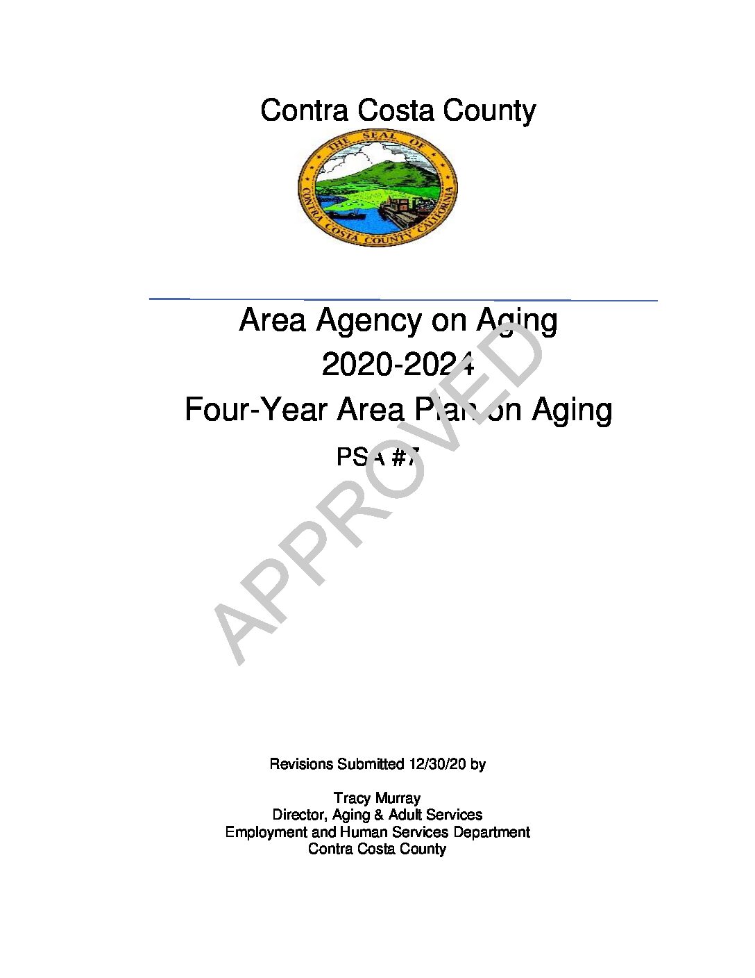 Contra Costa County 20202024 Area Plan on Aging EHSD