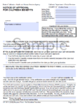 Sample Notice of Action Calfresh Form