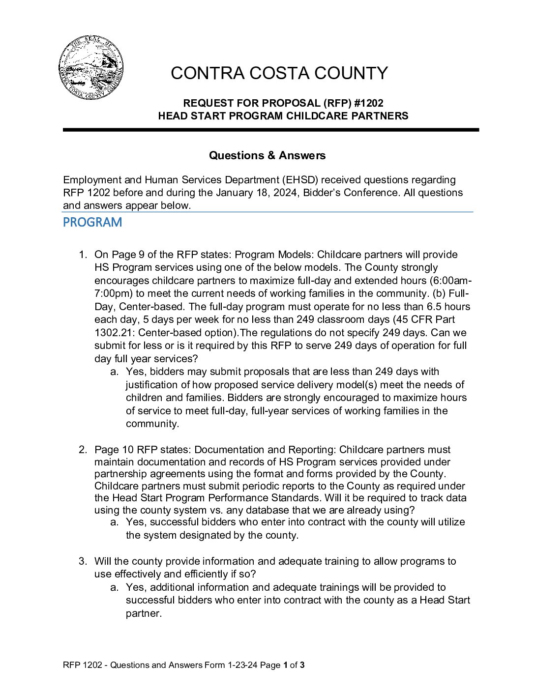 Rfp 1202 ehsd